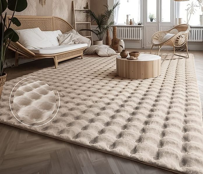 TT Home Teppich, Rechteckig, Höhe: 34 mm, Wohnzimmer Teppich Langflor Wohnz günstig online kaufen