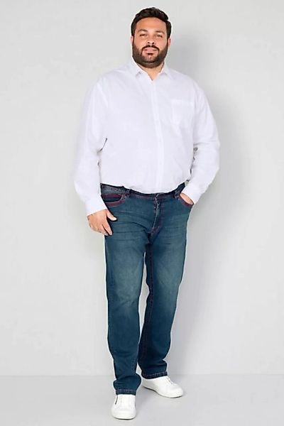 Boston Park 5-Pocket-Jeans Boston Park Jeans Bauchfit farbige Nähte 5-Pocke günstig online kaufen
