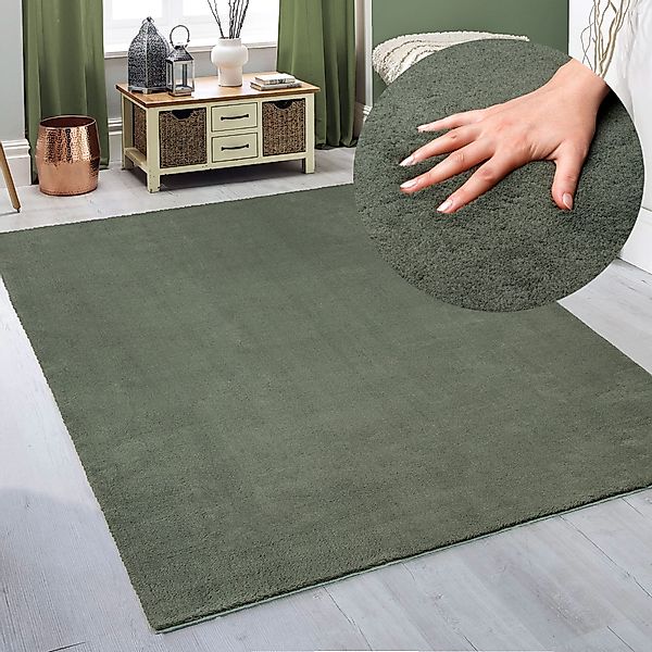 my home Teppich Arabell, Kunstfellteppich, rechteckig, günstig online kaufen