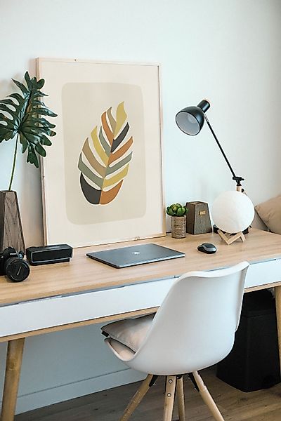 Komar Wandbild "Clay Leaf", (1 St.), Deutsches Premium-Poster Fotopapier mi günstig online kaufen