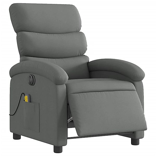 vidaXL Sessel Massagesessel Elektrisch Dunkelgrau Stoff günstig online kaufen