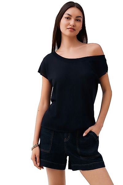 Next T-Shirt Asymmetrisches, schulterfreies Top mit günstig online kaufen