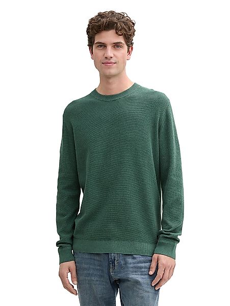 TOM TAILOR Rundhalspullover mit Rundhalsausschnitt günstig online kaufen