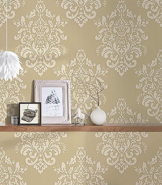 A.S. Création Mustertapete Vliestapete Beige Ornamente günstig online kaufen