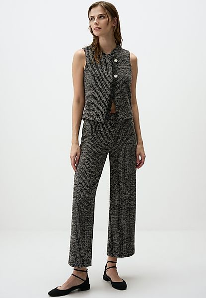 Jimmy Key Strickhose Strukturierte Hose Mit günstig online kaufen