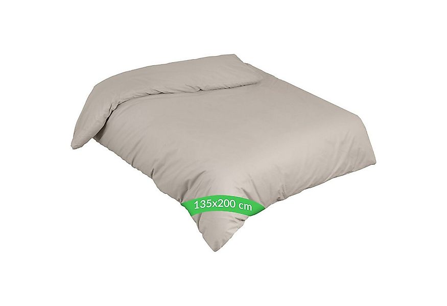 Kisska Bettbezug LUNA Deckenbezug Bettwäsche ohne Kissenbezug, (1 St), Atmu günstig online kaufen