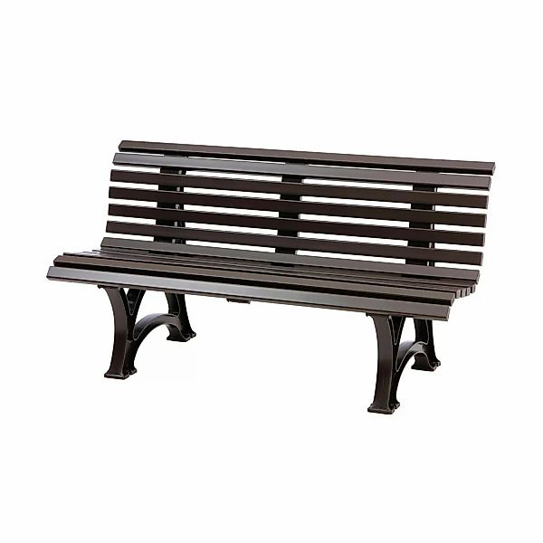 PROREGAL® Gartenbank Gartenbank Jamaika, 3-Sitzer, Braun, günstig online kaufen