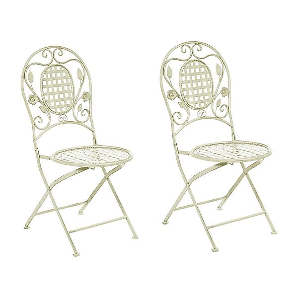 Beliani Gartenstuhl Grün 52x43x93 günstig online kaufen