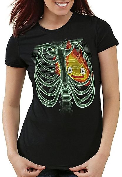 style3 T-Shirt Calzifer X-Ray japan das wandelnde schloss röntgen ghibli fi günstig online kaufen