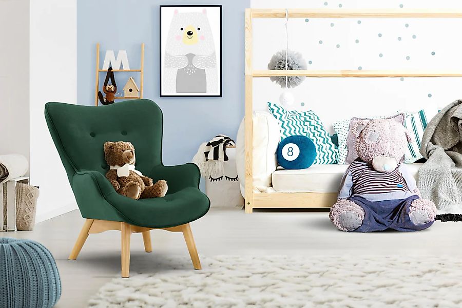 Home affaire Sessel "Duca Mini" in kleiner Ausführung für Kinder günstig online kaufen