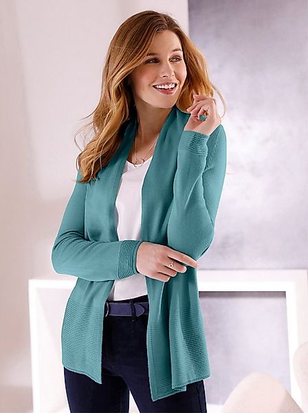 Sieh an! Strickjacke Strickjacke Langarm Jersey günstig online kaufen