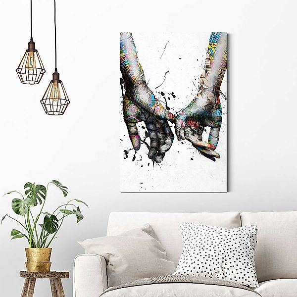Reinders! Wandbild Liebe, zwei Hände günstig online kaufen