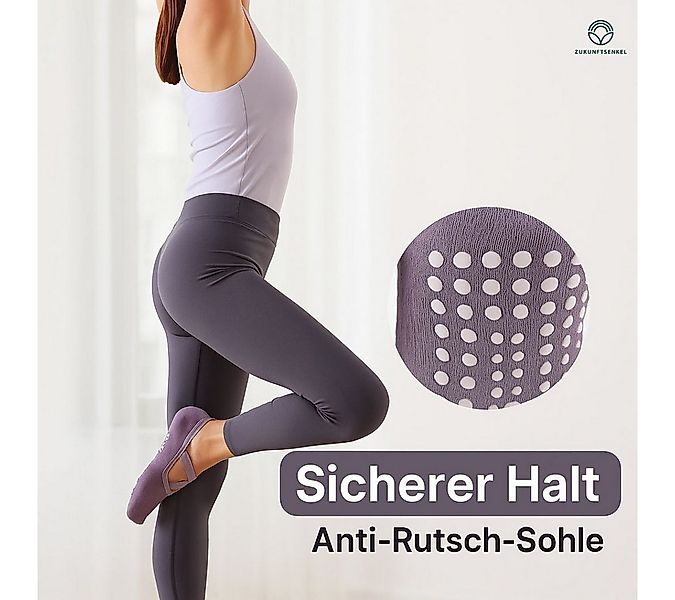ZUKUNFTSENKEL Sportsocken 5er Pack Yoga Anti Rutsch Socken Damen (für Yoga, günstig online kaufen