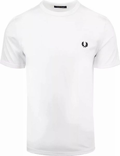 Fred Perry Ringer T-Shirt Weiß - Größe XXL günstig online kaufen