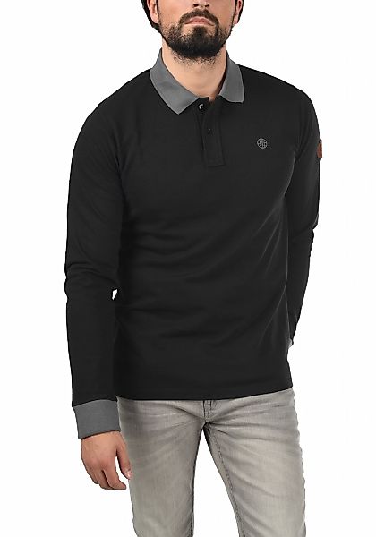 Blend Langarm-Poloshirt "BHRalle", Longsleeve mit verlängerter Rückenpartie günstig online kaufen