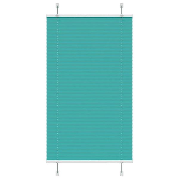 vidaXL Plissee Petrolgrün 70x100 cm Stoffbreite 69,4 cm Polyester 4015375 günstig online kaufen