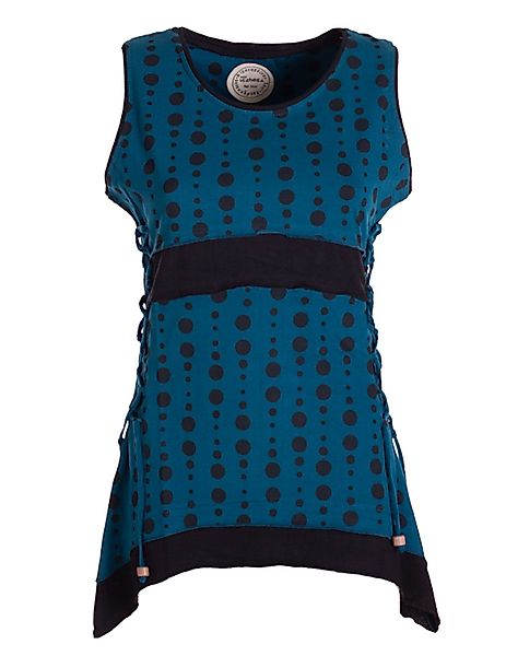 Vishes Shirttop Damen Sommer-Top Zipfel-Top Punkte günstig online kaufen