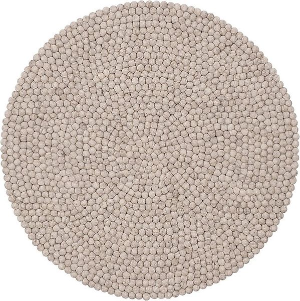 myfelt Wollteppich Béla Filzkugelteppich, 100% reine Schurwolle günstig online kaufen