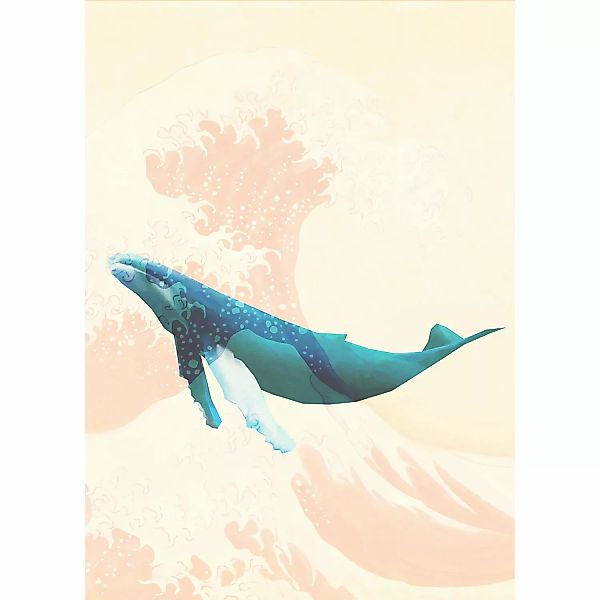 Komar Vliestapete »Digitaldruck Vlies - Whale Voyage - Größe 200 x 280 cm«, günstig online kaufen