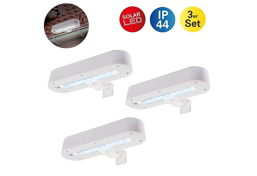 näve LED Solarleuchte Garden Light, LED fest integriert, Neutralweiß, 3er S günstig online kaufen