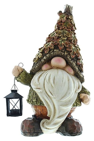 Dekoleidenschaft Wichtel 51 cm hoch mit Laterne für 1 Teelicht, Herbstwicht günstig online kaufen