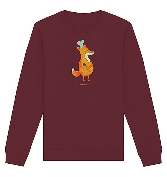 Mr. & Mrs. Panda Longpullover Größe M Fuchs Koch - Burgundy - Geschenk, Swe günstig online kaufen