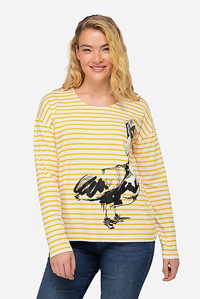 Laurasøn T-Shirt Ringel-Shirt Pelikan-Print Made in günstig online kaufen