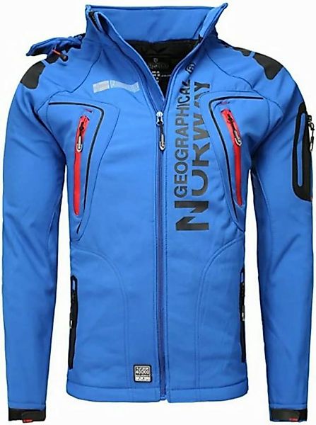 Geographical Norway Softshelljacke Herren Outdoor Jacke Techno Blau (1-St) günstig online kaufen