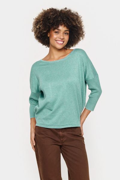 Saint Tropez Rundhalspullover A2561, MilaSZ R-Neck günstig online kaufen