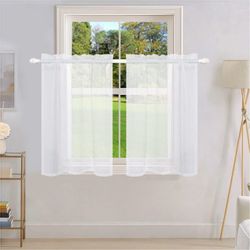 Sunicol Schiebegardine Kurzgardine Wasserdicht, Transparent Bistrogardine, günstig online kaufen