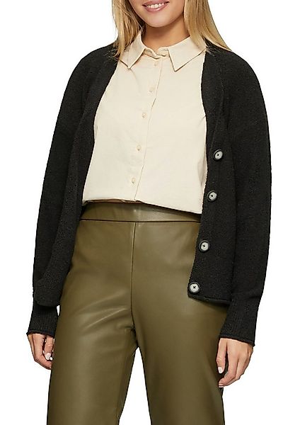 s.Oliver Strickjacke mit V-Ausschnitt und Knopfleiste günstig online kaufen