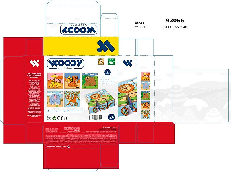 Woodyland Würfelpuzzle Holz - Puzzle Cubes günstig online kaufen