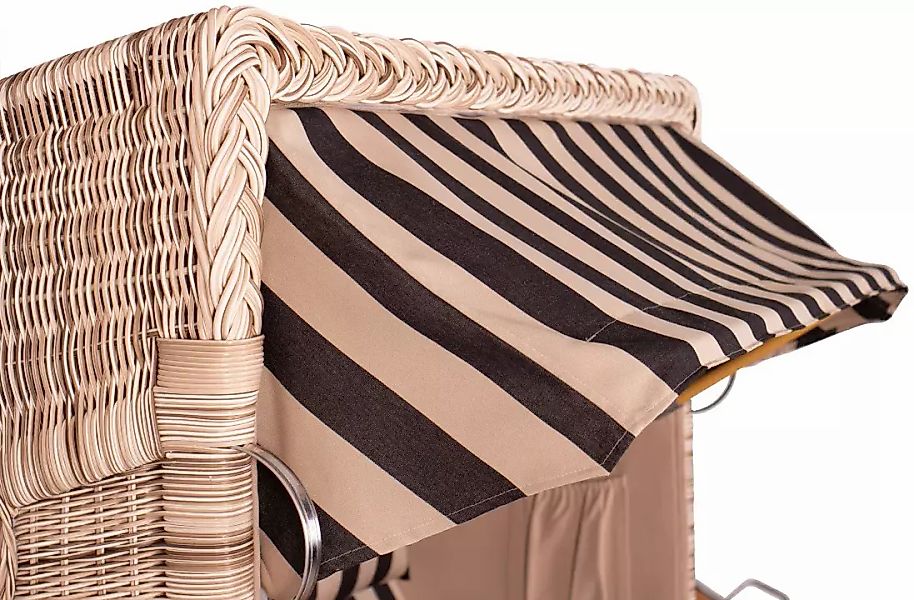 Strandkorb Rantum Teak PE shell Dessin 581 günstig online kaufen