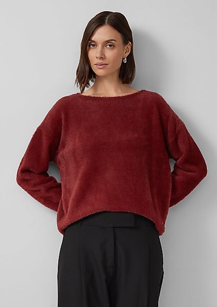 s.Oliver BLACK LABEL Strickpullover Flauschiger Pullover günstig online kaufen
