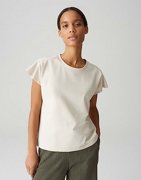 OPUS Kurzarmshirt SEKUNDI mit Faltendetail günstig online kaufen