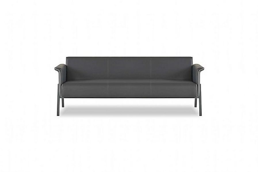 JVmoebel 3-Sitzer Dunkelgrauer Designer 3-Sitzer Arbeitszimmer Sitzmöbel Ed günstig online kaufen