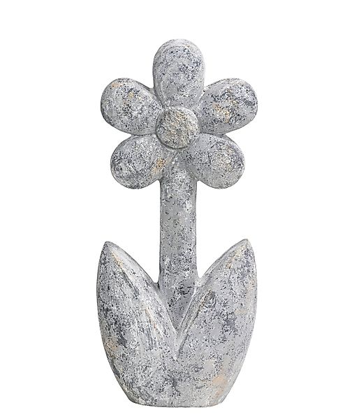 Dehner Gartenfigur Dekofigur Blume, in Steinoptik, günstig online kaufen