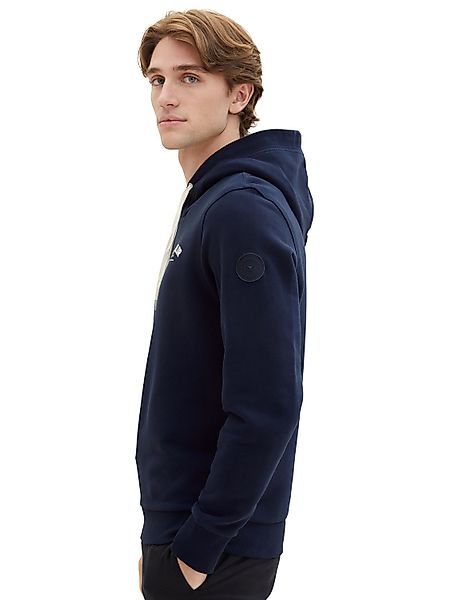 Tom Tailor Herren Kapuzenpullover LOGO HOODIE - Regular Fit günstig online kaufen