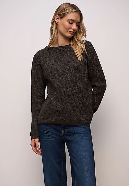 STREET ONE Strickpullover mit U-Boot-Ausschnitt günstig online kaufen