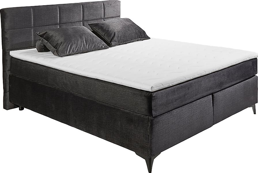 ED EXCITING DESIGN Boxspringbett "Navarra" wahlweise mit Matratze günstig online kaufen