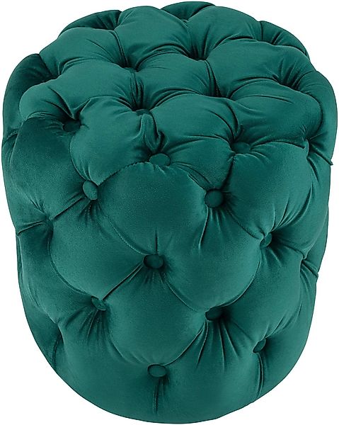 CLP Sitzhocker Drancy Samt, gepolstert mit günstig online kaufen