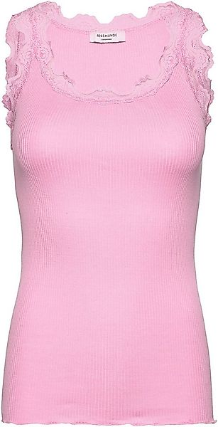 rosemunde Spitzentop Babette Silk Top Vintage-Spitzenbesatz, mit Rundhalsau günstig online kaufen