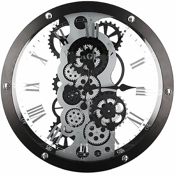 Casablanca by Gilde Wanduhr »Wanduhr rund Industry schwarz H. 52 cm« günstig online kaufen