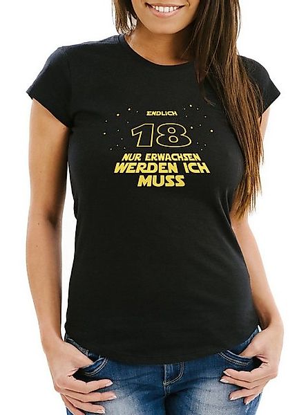 MoonWorks Print-Shirt Damen T- Shirt zum 18. Geburtstag Geschenk für Frauen günstig online kaufen