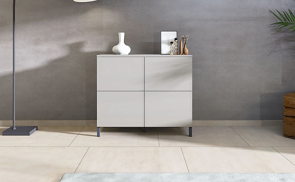 borchardt Möbel Kommode "Haama", Drucköffner (Push-To-Open), höhenverstellb günstig online kaufen
