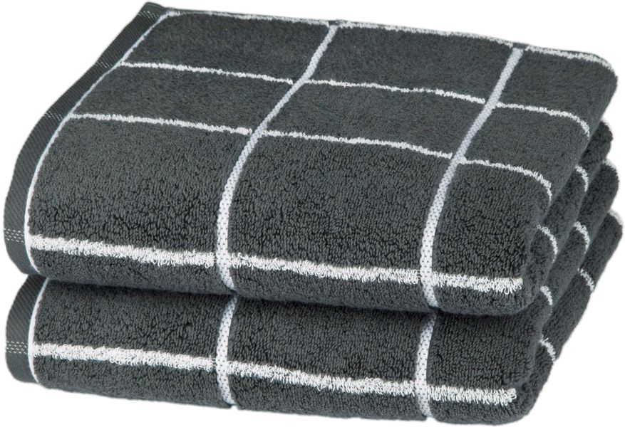 ROSS Handtücher Cashmere Überkaro, Frottier (2-St), günstig online kaufen