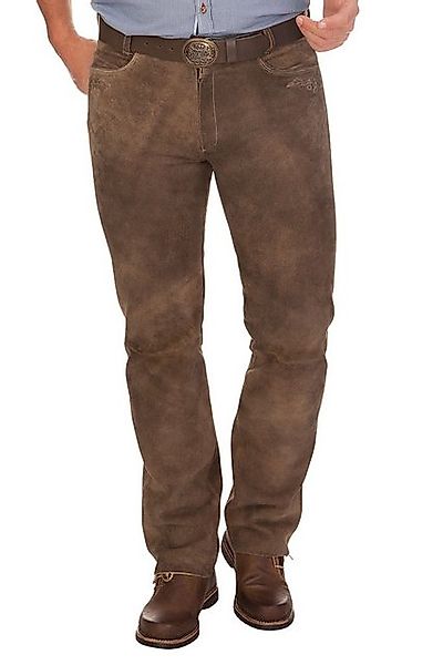 Spieth & Wensky Trachtenlederhose Lederhose lang - ALDO - rehbraun günstig online kaufen
