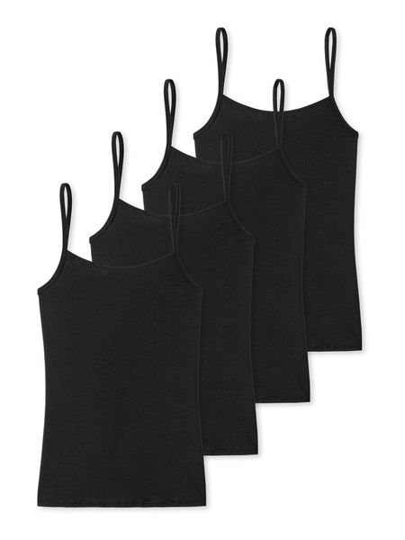 Schiesser Spaghettitop Modal Essentials (4-tlg) schmale günstig online kaufen