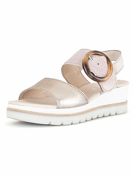 Gabor Keilsandalette "Gabor Sandalen Veloursleder" günstig online kaufen