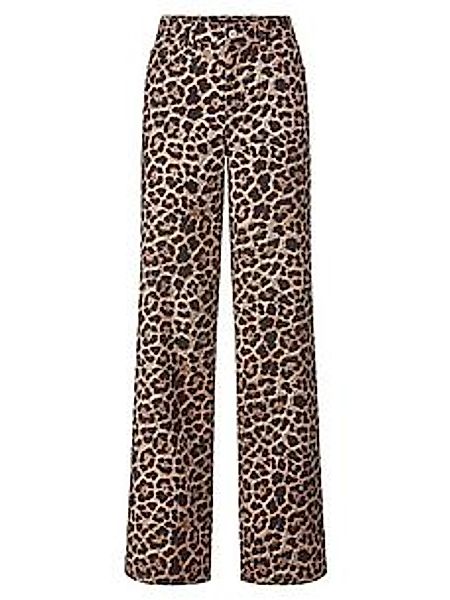 Wide Fit-Jeans Peter Hahn beige günstig online kaufen